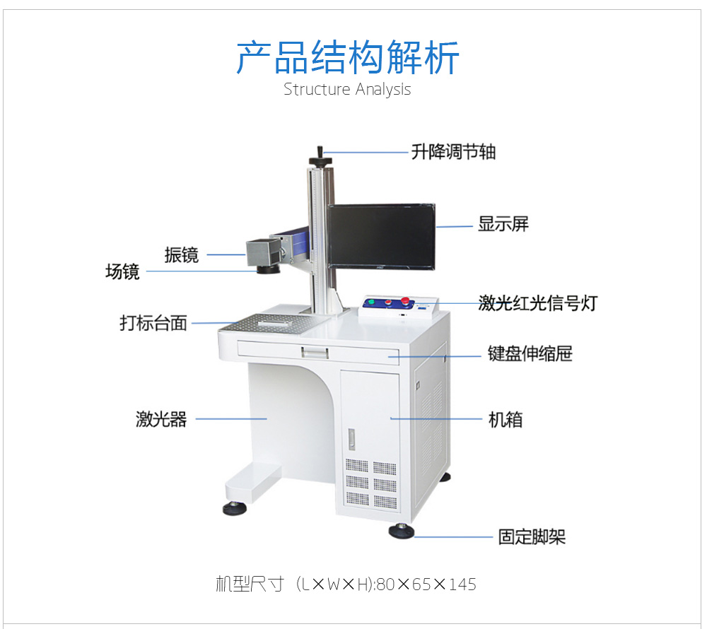 光纤激光打标机结构图